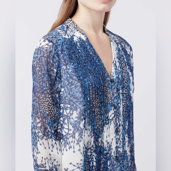 Diane Von Furstenberg Kourtni Dress in Bead Comp Peacock & Beads Black Classic - Picture 5 of 13